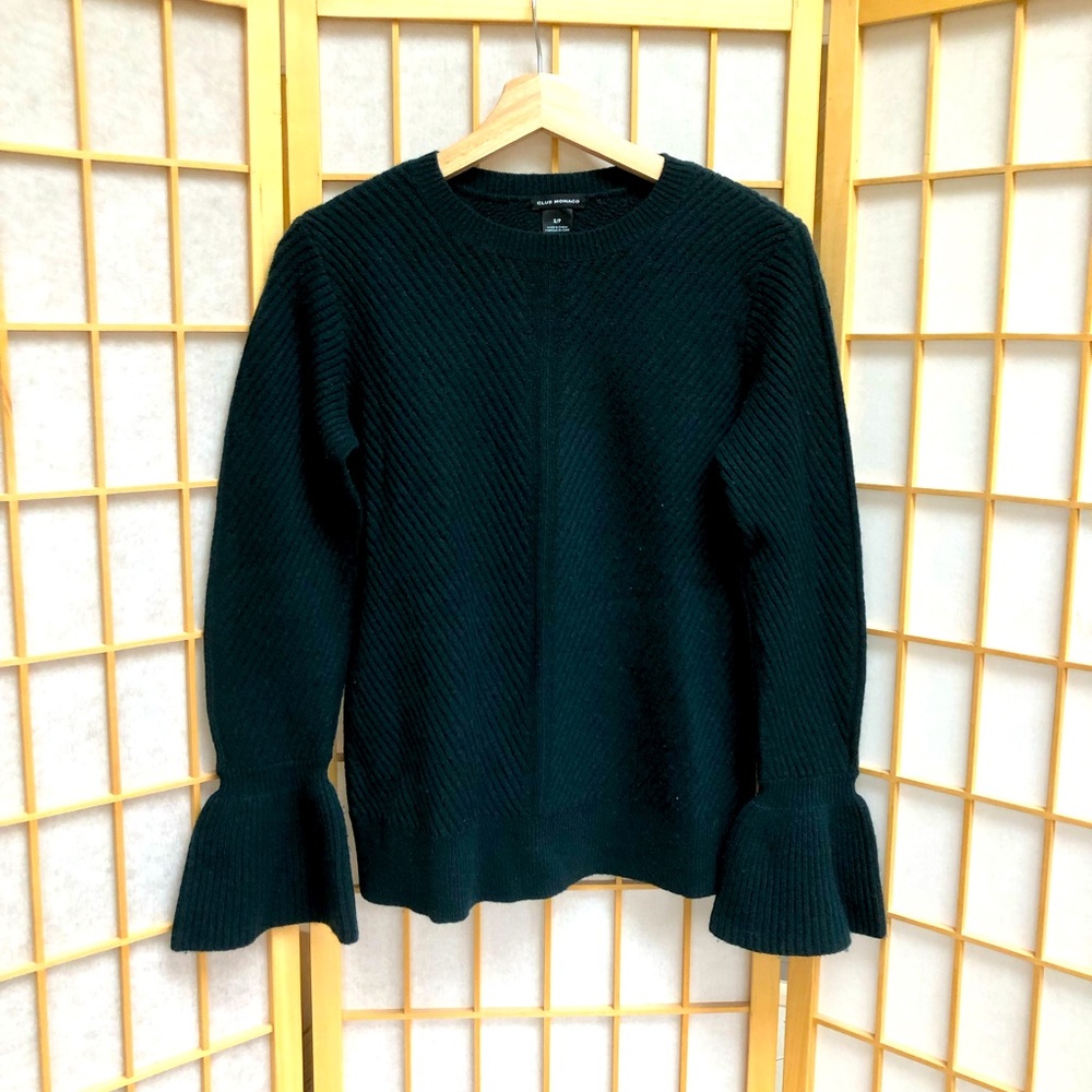Club Monaco flare sleeved knit sweater
